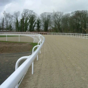 FenTECH plastic Movable Pvc Horse Racing Rail fence