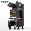 FEST High Quality Fully Automatic Cup Sealing Machine Plastic Cup Sealer Machine for Bubble Tea, Boba Milk Tea,PP, PE,PC