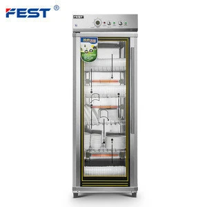 FEST sterilizing cabinet commercial vertical stainless steel single door tableware disinfection cabinet wholesale
