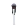 FIYAN Luxury Wood Handle White Synthetic Hair Vegan Private Label High Quality Face Angled Blush Brush Single Customize