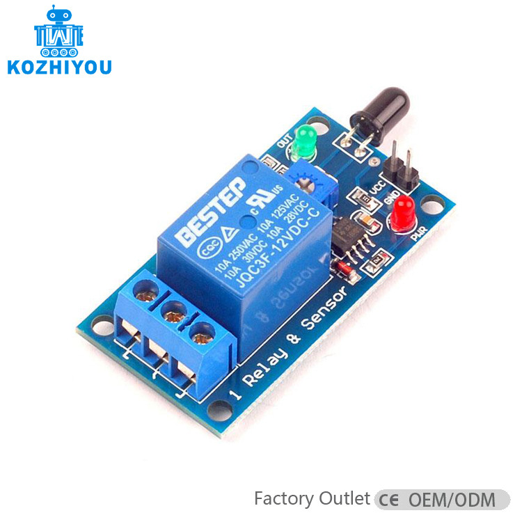 Buy Flame Sensor Module 12v Relay Module In Flame Fire Detection Fire ...