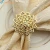 Import Flower Kitchen Table Napkin Holder Ring Bar Gold and Silver Xmas Christmas Restaurant Wedding Ceremony Holiday Decoration Items from China