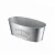 Import Flowers &amp; Garden use galvanized steel oval long pot flower bed metal planter from China