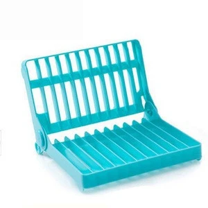 Foldable Dish Rack Plate Drainer Basket Storage Holder Draining Organizer Tray Shelf Kitchen Storage Home Storage