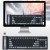 folding keyboard 107B 2.4g silent rubber silicone portable roll-up wireless folding keyboard for business trip