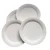 Import Food Contact Safe Eco Friendly Dinner 7 8 9inch white Printed round biodegradable Paper plates from China