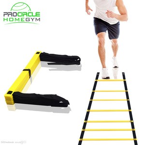 Football &amp; Soccer Quick Flat Rung Speed Agility Ladder With Carry Bag Training Equipment