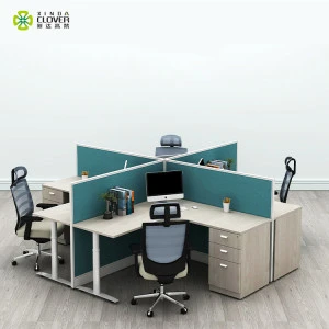 Foshan office furniture modern office cubicle workstation 32mm thickness