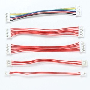 Free Sample 1.25  3.96 2.0MM 2.54MM JST2 3 4 5 6 7 8 9 10 Pin Connector Plug with Wires Harness Assembly