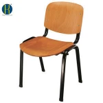 Free sample bistro cafe style minimalist design interior furniture metal frame dining chair