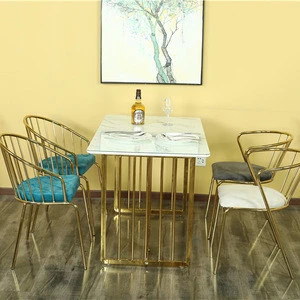 free sample morden New Style Home Furniture Luxury Dining Room Italian dining Table and Chair Set
