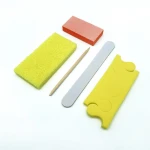 Free Shipping 200Kits/Case 5Pcs Disposable Nail Manicure Pedicure Set Kit With Toe Separator