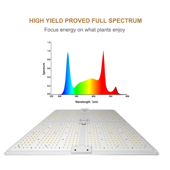 Free Shipping 400 Watts 1080 umol/s US In Stock  Full Spectrum LED Grow Light Panel Board IP65 For Grow Tent 3x3 4x4 5x5