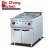 Import freestanding gas cooking range with gas grill and gas oven for hotel restaurant from China