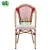 Import French bistro plastic rattan chairs for restaurant cane outdoor (E6017) from China