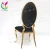 Import French Style Wedding Chairs Black Velvet Chair Stainless Steel Gold Hotel Events Chair from China