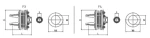 Friction torque limiter FFVT3-FFVT4 Series, PTO drive shaft for agricultural machines, China manufacturer OEM / ODM