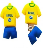 Full Memory Capacity Customized ABS Plastic Sports T-shirt USB Stick Memory Drive
