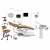 Import Full set FN-A4 implant type with surgical lamp and ECG dental chair from China