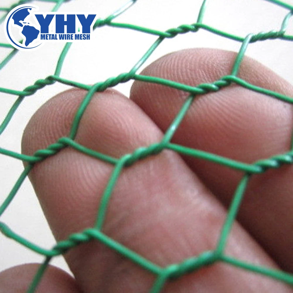 galvanized hexagonal wire netting/ hexagonal wire mesh/chicken wire mesh 2015 Plastic Coated Hexagonal Wire Netting for sale