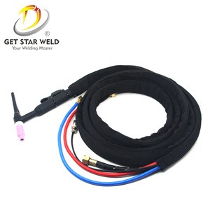 Get Star Weld wp 18 water cooled TIG Welding Torch with Anti-flame/Normal Cloth