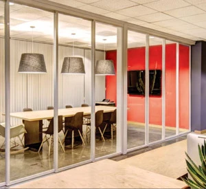 Glass Acoustic Office Partition for Soundproofing