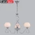 Import Glass lamp shade special bend tube 220v chandeliers pendant lights ceiling lights from China