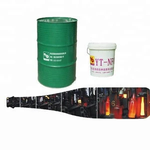Glass packaging glass mold swabbing lubricant
