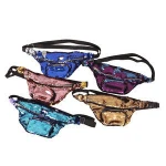 Glitter Wholesale Custom Men Sport Bum Fanny Pack Sequin Women Waist Bag