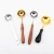 Import Gold Color Big Size Amazon Black Wooden Handle Sealing Wax Beads Spoon  Hot Sale Arts Crafts Wax Stick Stamp from China