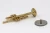 Import gold musical instruments for souvenir crafts mini trumpet from China