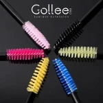 Gollee 50 pcs Disposable Eyelash Mascara Applicator Wand Brush