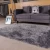 Import Good supplier grey polyester contemporary rectangle 3D shaggy area rug carpet from China