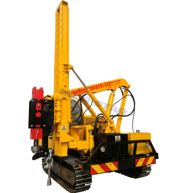 Good Suppliers Provide drilling machine pile driver post machine for construction project