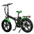 Green Power 22inch 48V350W Fat Tyre Electrical Bicycle Mini Motor Folding Electric Moped E-Bike in Parking