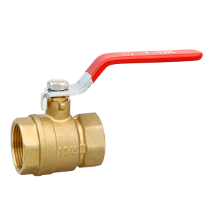Green Valve 1-1/4 inch brass ball valves weld connector with good quality