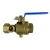 Import Guaranteed quality proper price brass drain stop valve testing ball valve from China