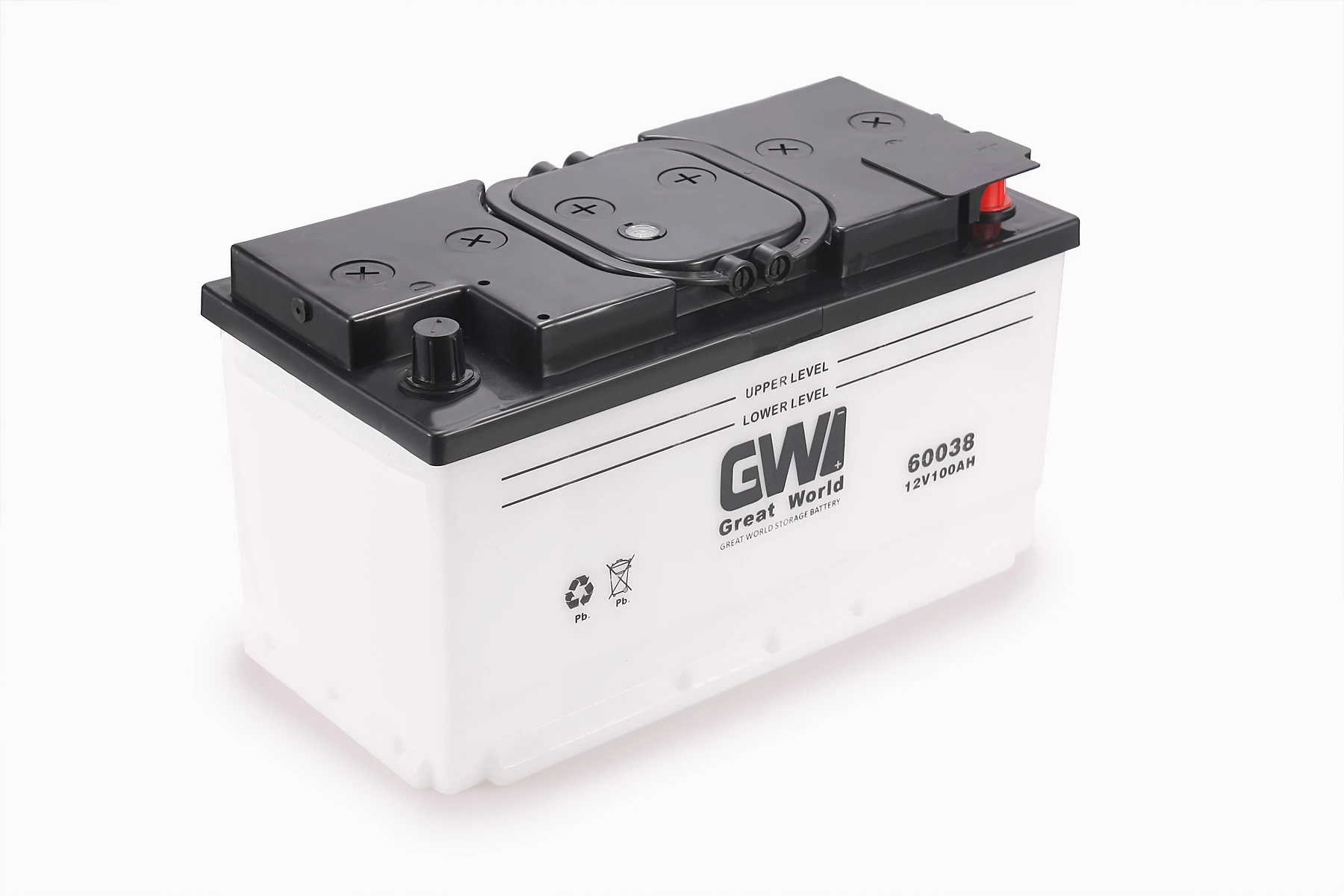 GW Chinese 12V 100Ah Auto Car Battery High Quality Standard Dry Charged  Batteries For cars parts Supplier