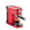GZKITCHEN 15bar Semi-automatic Espresso Coffee Machine Household Coffee Maker With Milk Steam Function 220V Red Color 850W