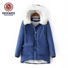 H1032 Hooded warm coat ladies winter wearing winter coat wholesaler