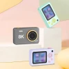 H4 80MP Dual Photo Children Camera Birthday Gift 2.4 Inch HD Screen Kids Video Camera USB Charging Photography Camera Cartoon