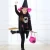 Import Halloween christmas black cat cloak costume for kids from China