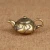 Import Hand-made  CA 686 Antique Bronze Pocket  Copper Kettle Small Ornaments Brass Mini-carved Handle Pieces Tea Ceremony Bronze Craft from China