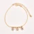 Import Handmade full diamond five-pointed star bead chain elephant pendant multi-layered anklet from China
