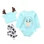 Import Hao Baby Autumn and Winter models cotton Christmas triangle romper suit baby print jumpsuit from China