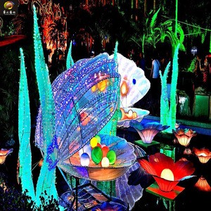 HC84 Magic Traditional Silk Festival Lighting Cartoon Lantern