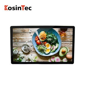 HD screen bus lcd advertising player with touch function 13.3inch android advertising display