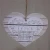 Import Heart Shaped Christmas Hanging Ornaments Wall Plaque from China