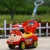 Import Hebei Factory Cartoon Dluxe Plastic Cheap 4 Wheel Mechanical Ride On Sit Balance Kid Toy Happy Swing Car With Roof from China