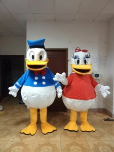HI EN71 donald duck and daisy anime animal cosplay costume custom made mascot costume